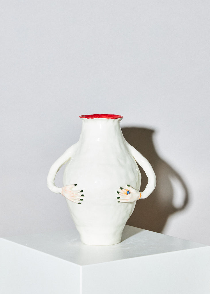 Anastasia Lobanova Handmade Vase Ceramic Sculpture Affordable Art Still Life Playful Art Artist Art Gallery Modern Art Interior Design