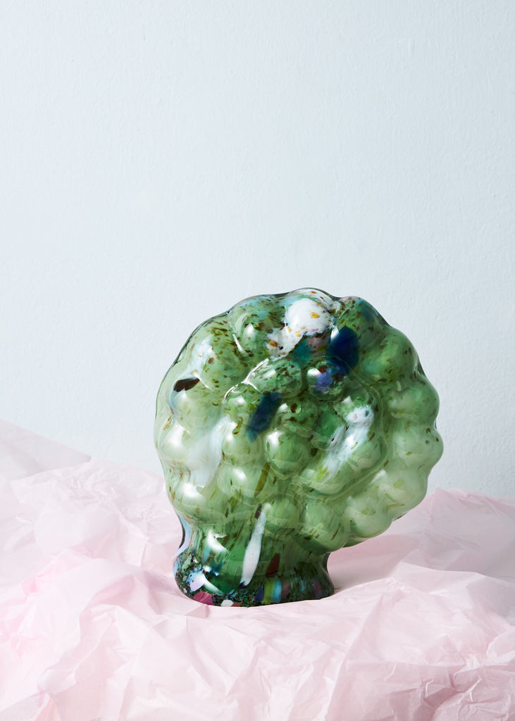 Kristin Larsson Ammonite Colourful Glass Sculpture Original Artwork Eclectic Artwork Handmade Home Decor Affordable Art Mouth Blown Glass Hand Blown Glass Playful Art Abstract Art Organic Shapes