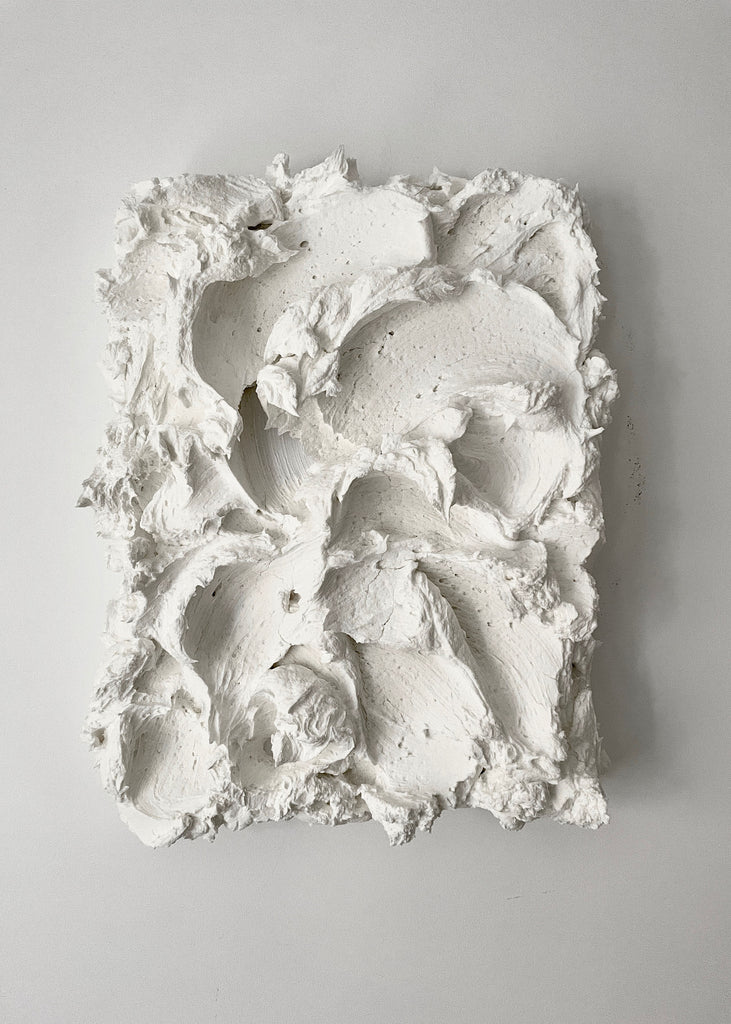 Florencia Rojas Spume White Artwork Wall Art Sculpture