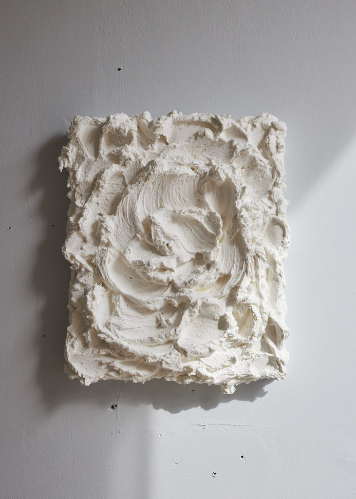 Florencia Rojas Spume White Wall Art Handmade Artwork