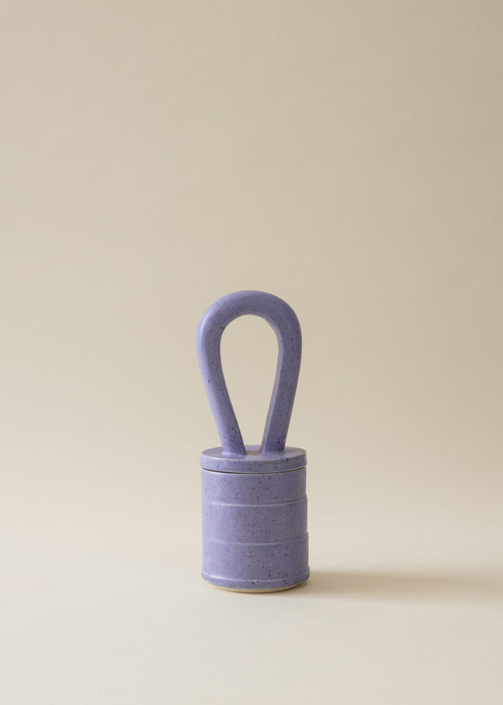 Hanna Whitehead Purple Jar Ceramic Artwork Dialog 