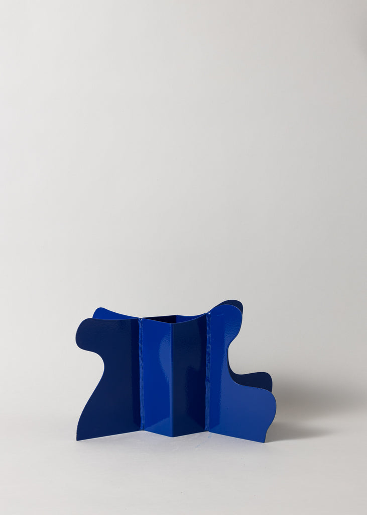 Lisa Reiser Butterfly Vase Blue Handmade