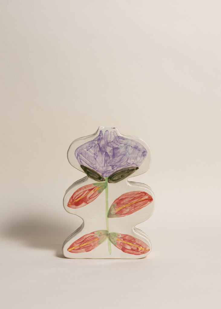 Samantha Kerdine Fleurs Au Repos Artwork Handmade Sculpture Vase Ceramics Floral Art Unique 