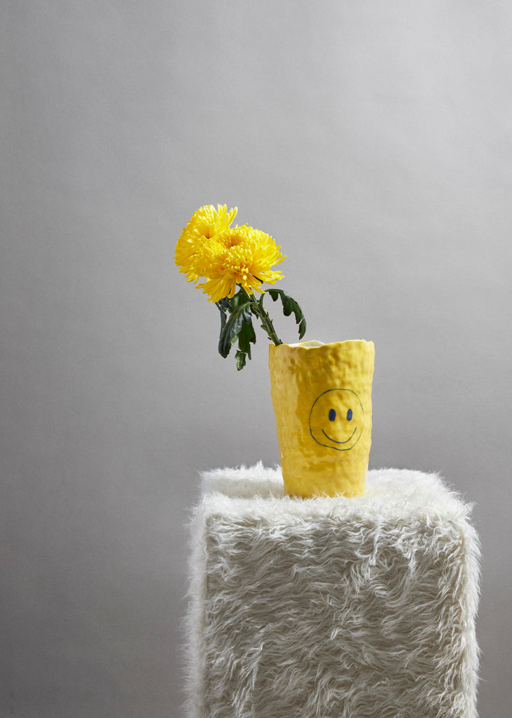 Sofi Gunnstedt Emoji Vessel Vase Handmade Ceramic Unique