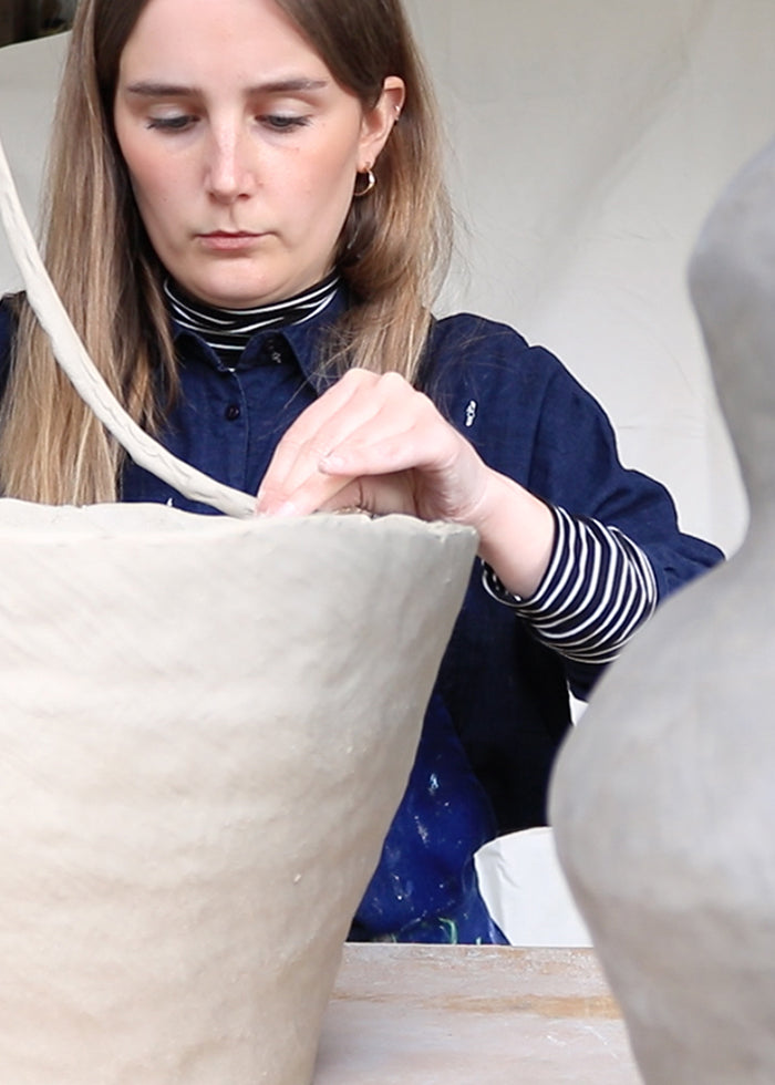 Katie Moore Ceramic Artist Handmade Artworks Sculpture Vase Modern 