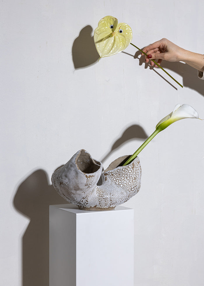 Anna Grahn Crossing Vase Handmade Unique Artwork Modern Art