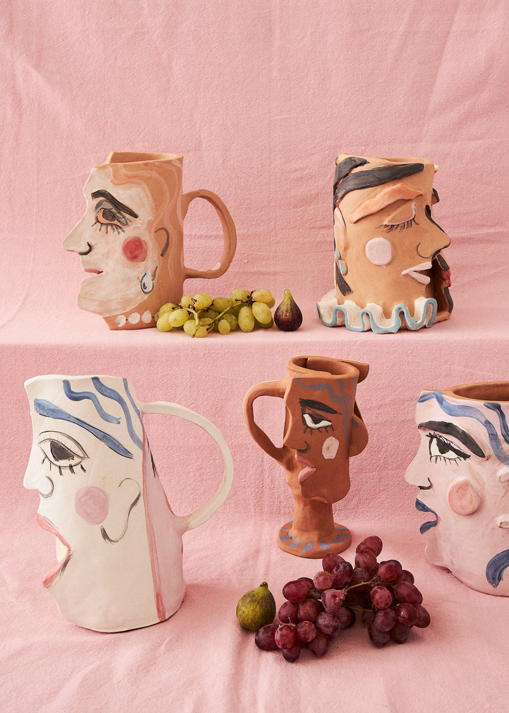 Marion De Raucourt Vase Handmade Sculpture Ceramic Playful Figurative Affordable Art Contemporary Art Modern Art Still Life