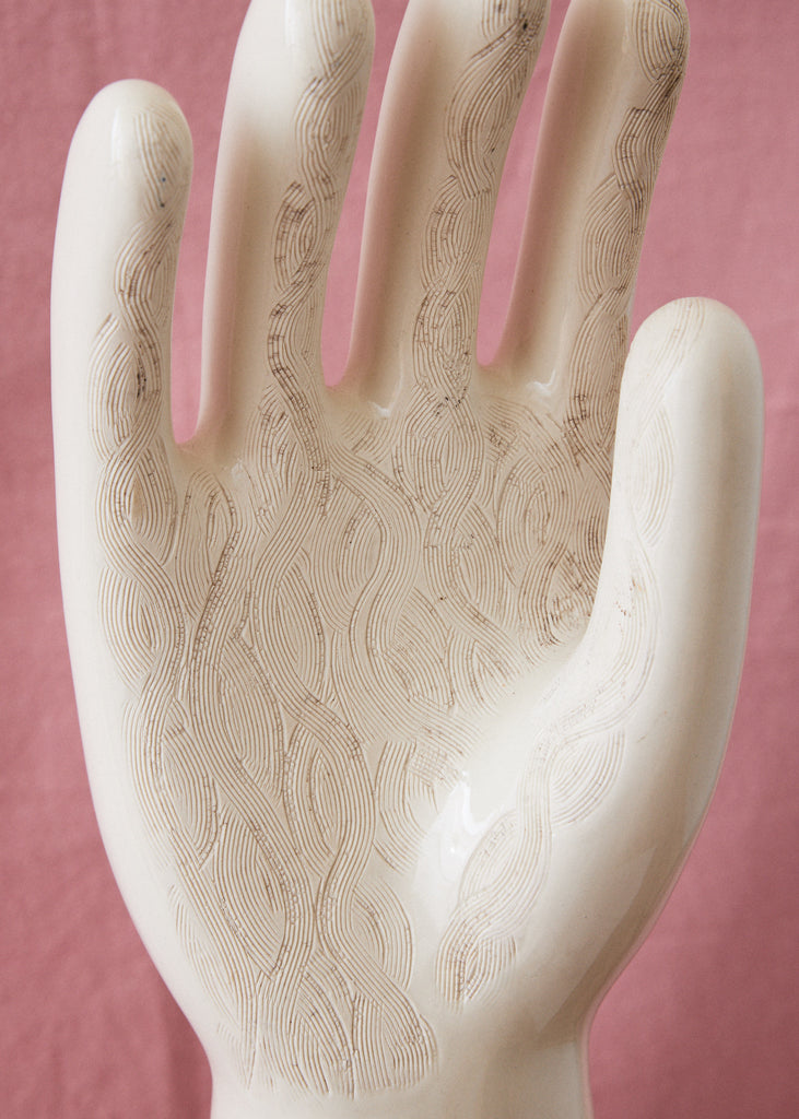 Gustav Boström Handpicked Artwork Curated Art Collection Sculpture Ceramic Monocrome Art Still Life Handprints Preloved Art