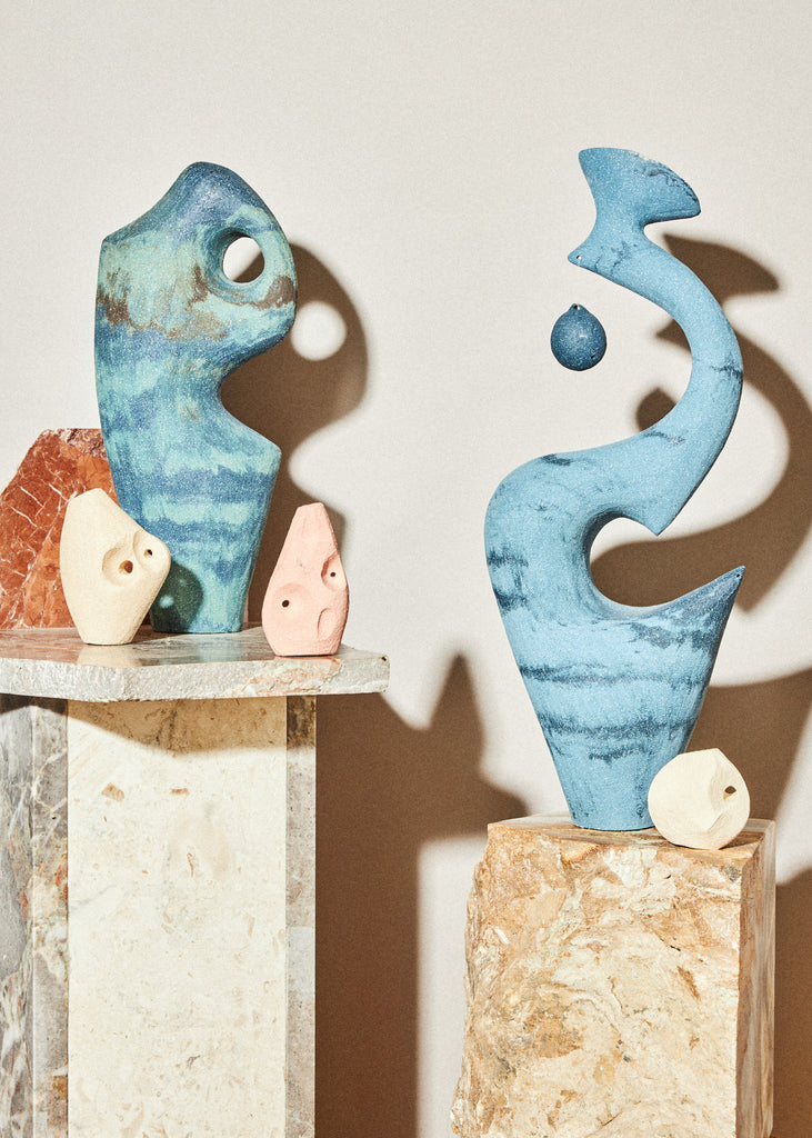 Abid Javed Handmade Sculpture Organic Shapes Affordable Art Stoneware Craft Modern Art Contemporary Art Elegant Art Collection