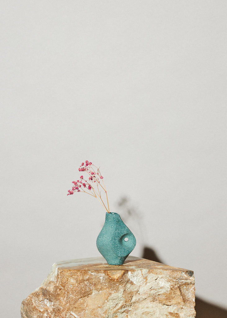 Abid Javed Handmade Vase Minimalistic Sculpture Stoneware Abstract Organic Shapes Affordable Art