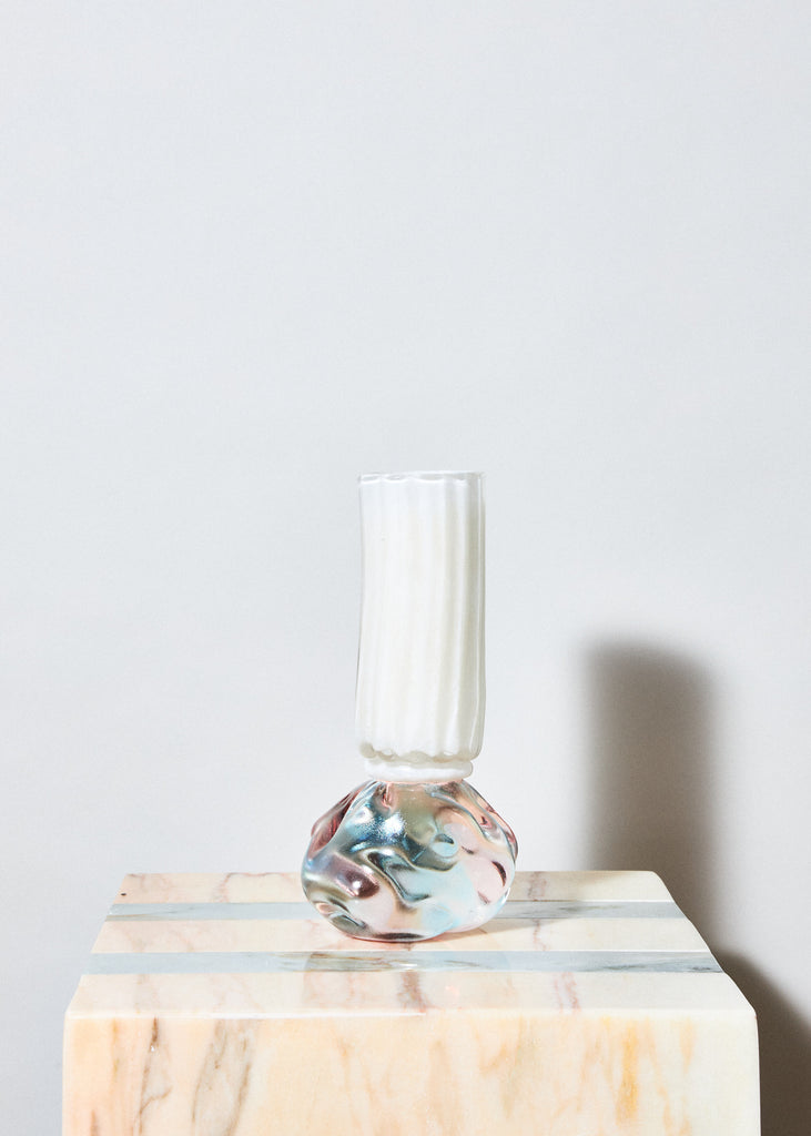 Ammy Oloffsson Handmade Glass Artwork Mouth Blown Sculpture Modern Art Emerging Art Playful Interior Design Scented Candle Green Pastel Organic Shapes