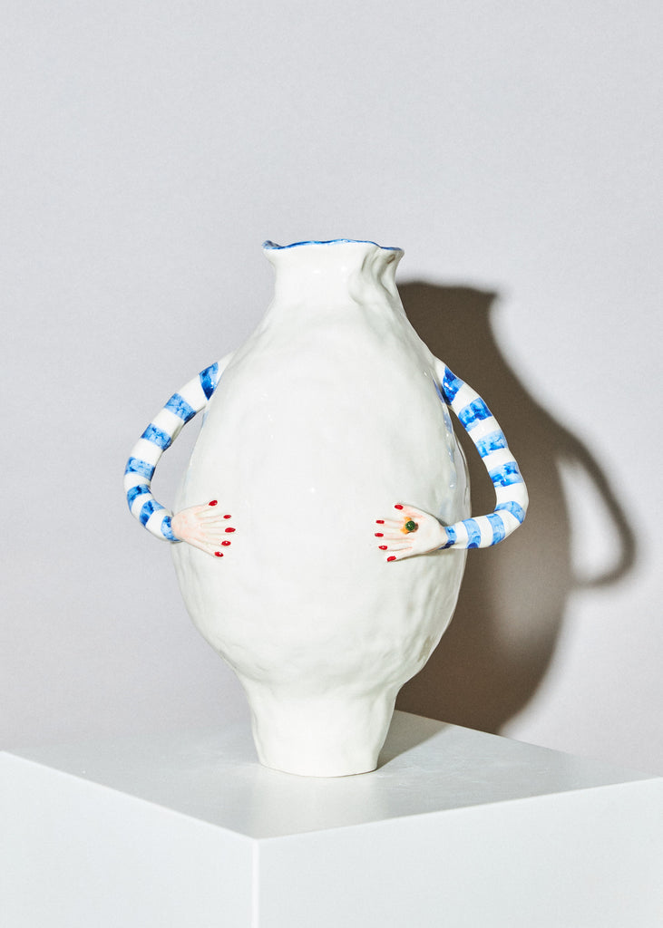 Anastasia Lobanova Handmade Vase Ceramic Sculpture Affordable Art Still Life Playful Art Artist Art Gallery Modern Art Decoration