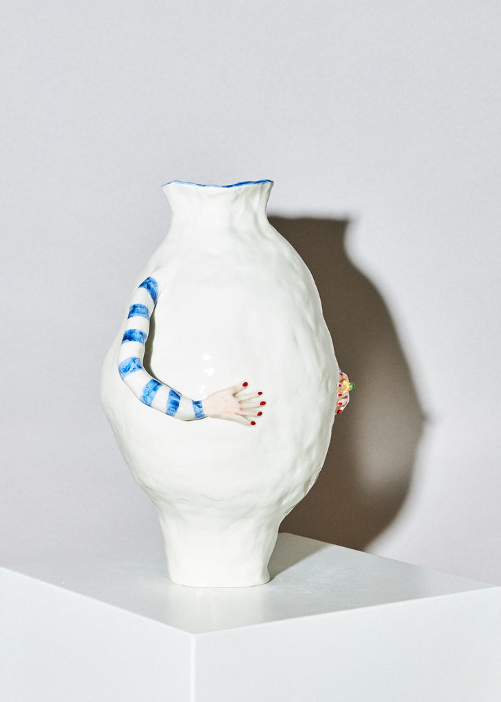 Anastasia Lobanova Handmade Vase Ceramic Sculpture Affordable Art Still Life Playful Art Artist Art Gallery Modern Art Decoration Art Details