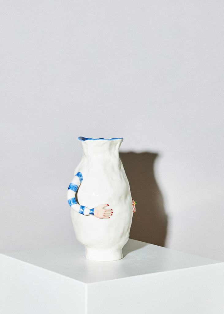Anastasia Lobanova Handmade Vase Ceramic Sculpture Affordable Art Still Life Playful Art Artist Art Gallery Modern Art Still Life