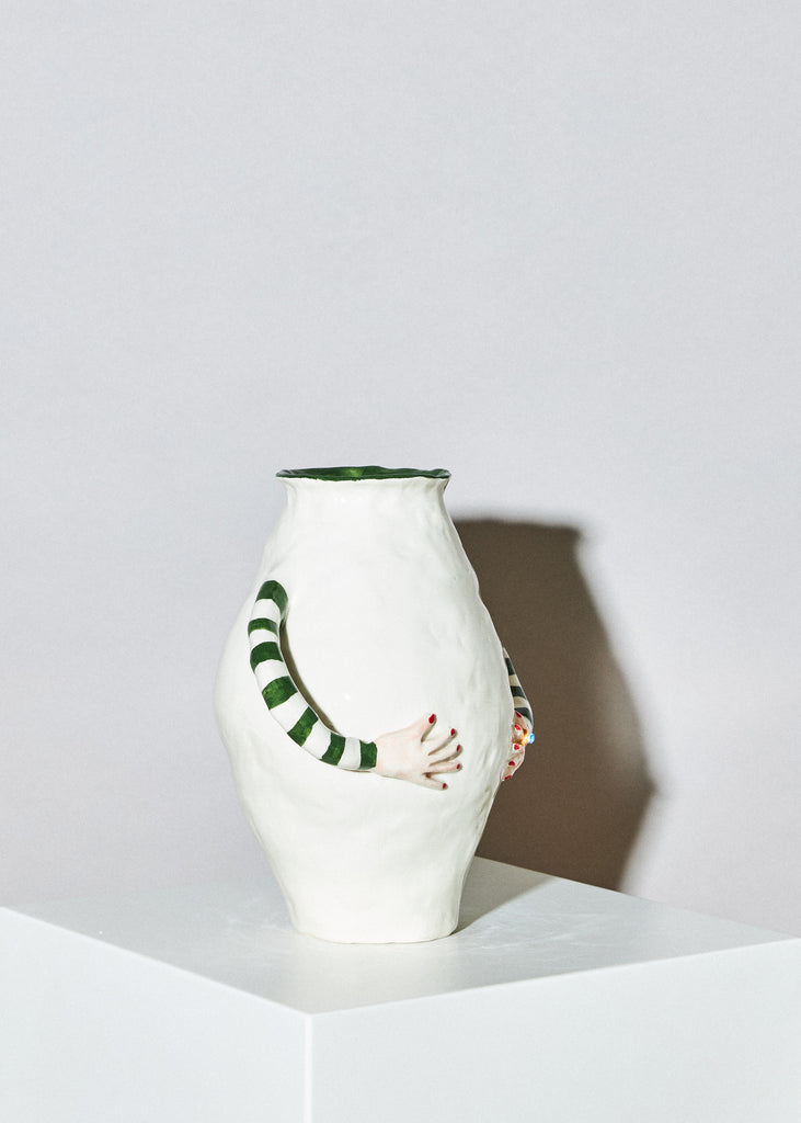 Anastasia Lobanova Handmade Vase Ceramic Sculpture Affordable Art Still Life Playful Art Artist Art Gallery Modern Art Emerging Art