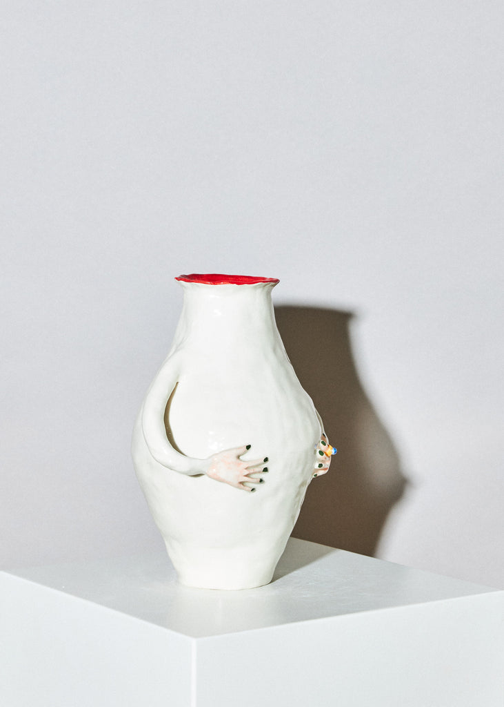 Anastasia Lobanova Handmade Vase Ceramic Sculpture Affordable Art Still Life Playful Art Artist Art Gallery Modern Art Interior Design Curated Art