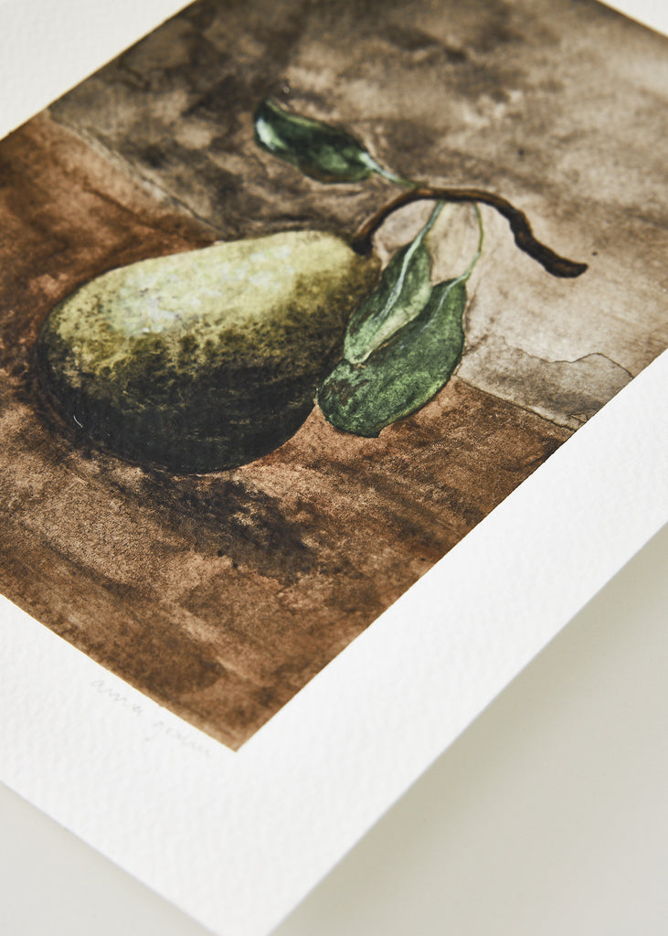 Anna Grahn Pear No Darkness Handmade Wall Art Original Artwork Handmade Painting One Of A Kind Unique Home Decor Scandinavian Interior Style 