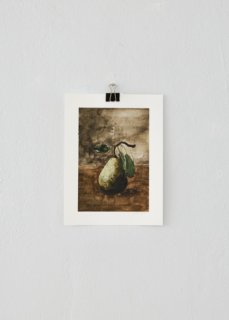 Anna Grahn Pear No Darkness Handmade Wall Art Original Artwork Handmade Painting One Of A Kind Unique Home Decor Scandinavian Interior Style 