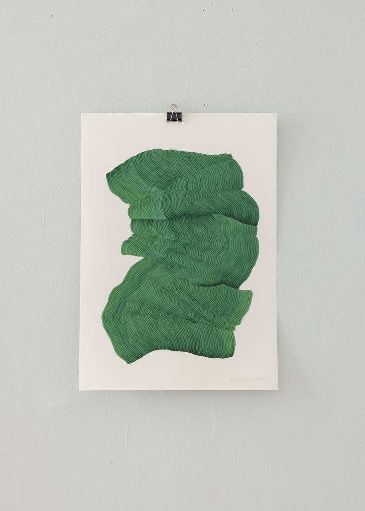 Anna Norrgrann Rhythm A2 Drawing Green 