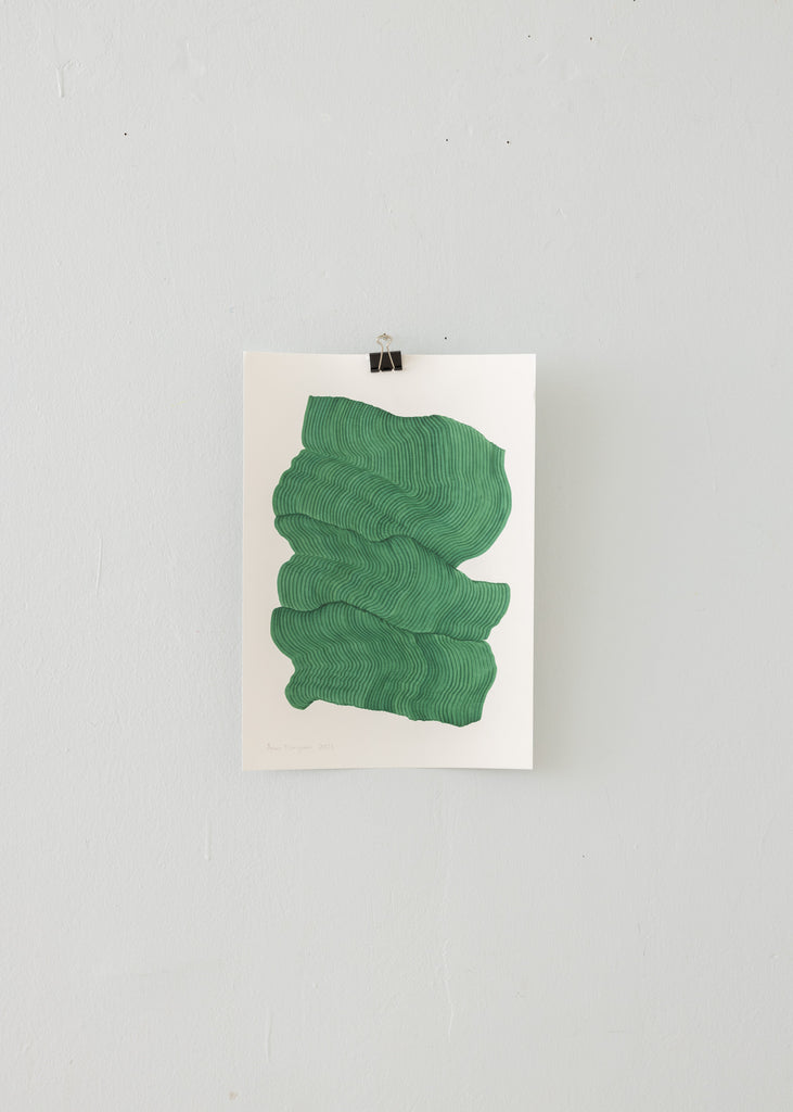 Anna Norrgrann Rhythm A3 Green Drawing Ink Marker Pen