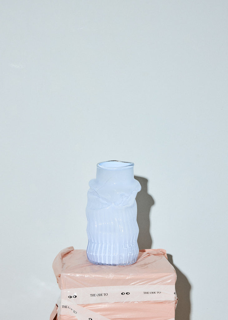 Anni Eckerman Handmade Glass Vase Original Artwork Handmade Home Decor Eclectic Interior Affordable Art Mouth Blown Glass Coloured Glass Vibrant Art Female Artist Affordable Art Collectible Item