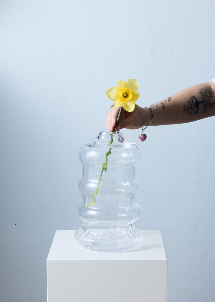 Anni Eckerman Kulta Vase Original Mouth-Blown Sculpture Glass Vase Handmade Glass Artwork Contemporary Artwork Swedish Artist