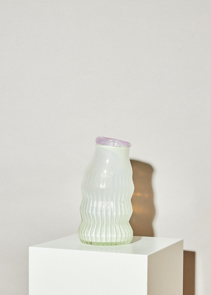 Anni Eckerman Glass Vase Glass Sculpture Handmade Art Craft Unique Artwork Handpicked Art Collection Playful Organic Shapes Minimalism