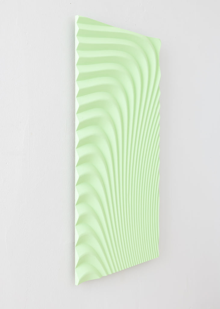 Arno Hoogland Wave Wooden 3D Wall Sculpture Lime Unique 