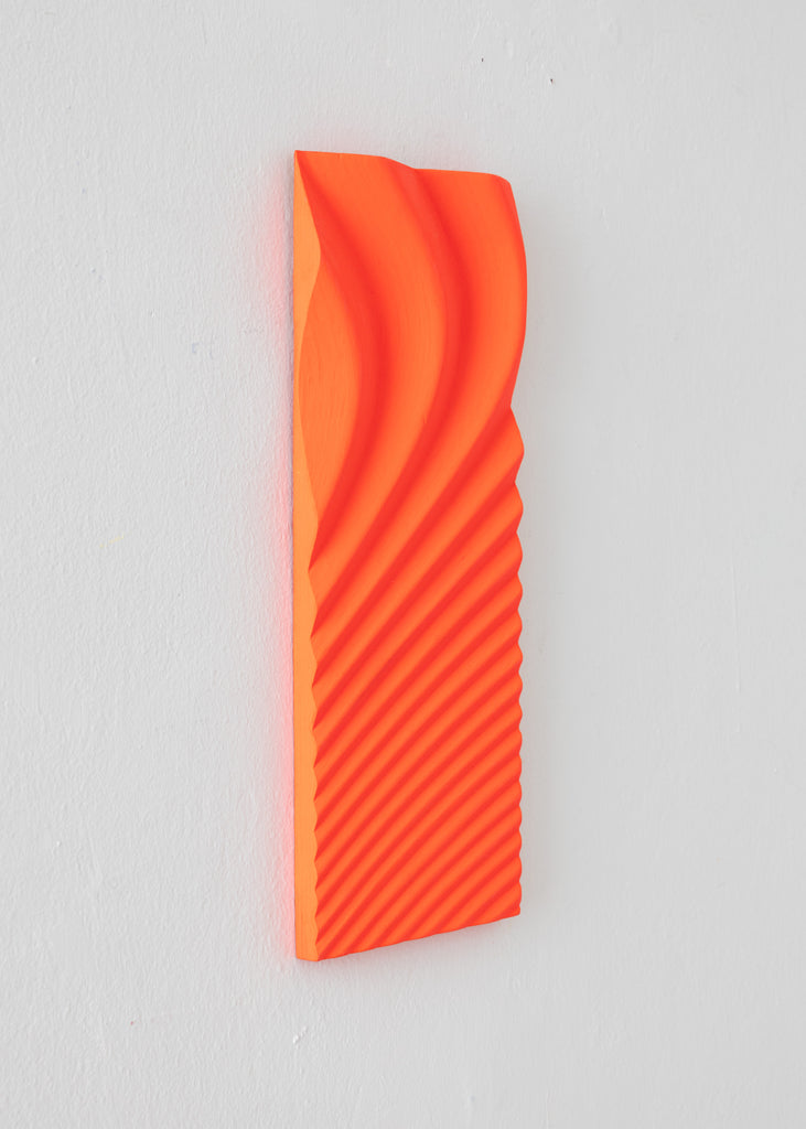 Arno Hoogland 3D Wall Sculpture Wave Orange Side