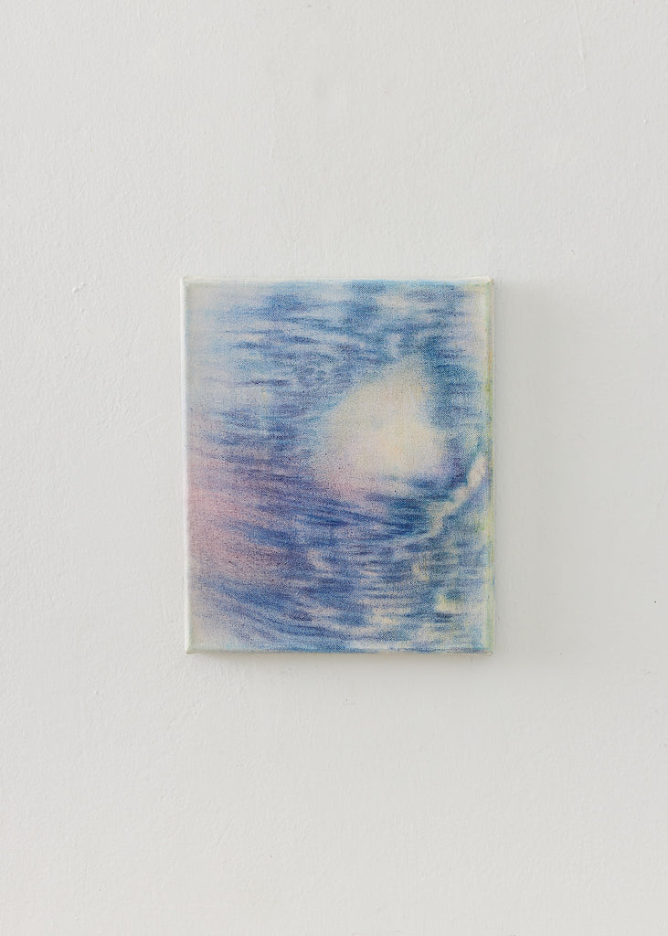 Aya Onodera Fragments Handmade Artwork Original Painting Oil On Canvas Craftsmanship Abstract Wall Art Contemporary Art Modern Artwork Art For Sale Blue Painting 