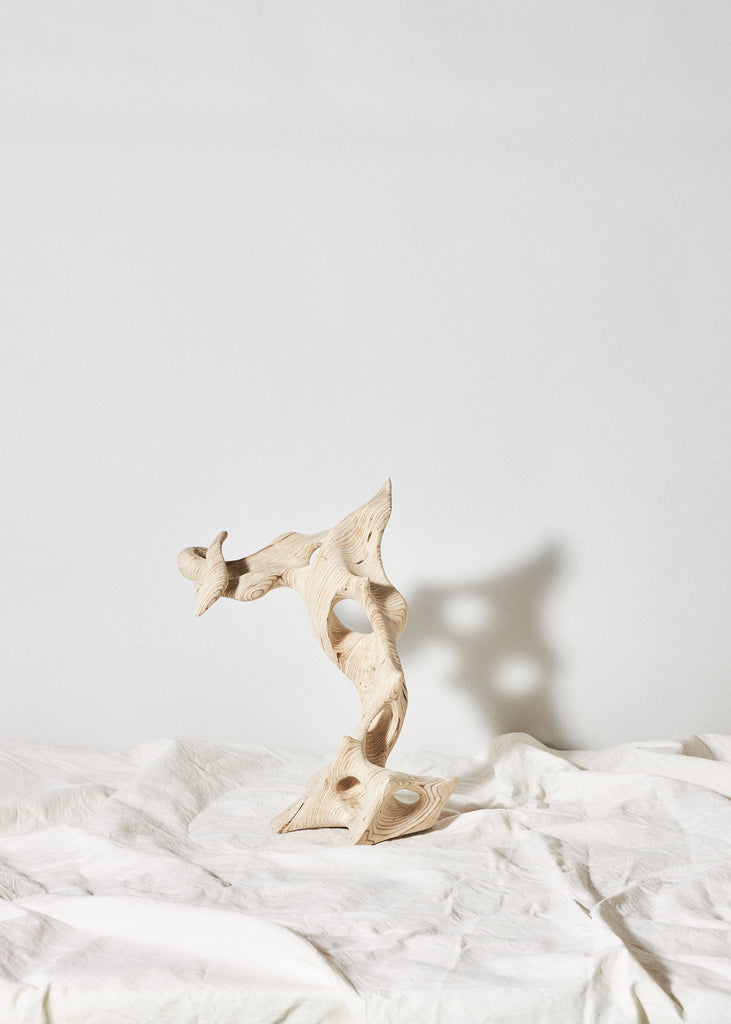 Ben Graham Wood Sculpture Elegant Minimalistic Organic Shapes Handmade Exklusive Art Original Artwork Modern Art Abstract Affordable Art