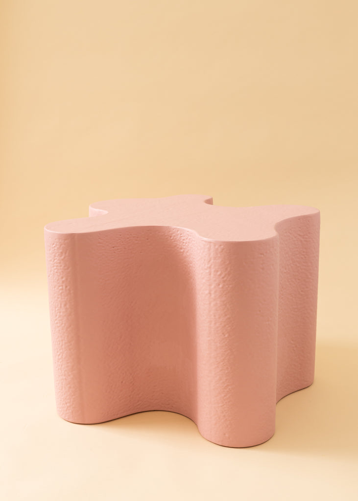 Caia Leifsdotter Roots Unique Side Table Sculpture Designer Object Artistic Home Decor Pink