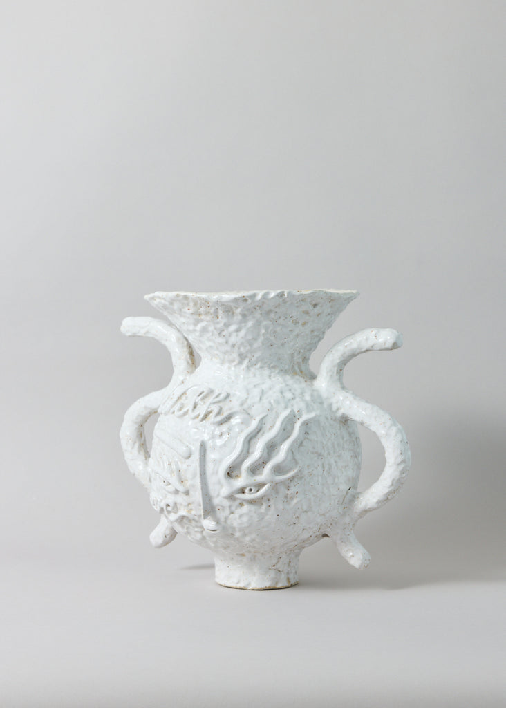 Dina Sandberg Cry Baby Vase Handmade Artwork Sculptural Vase Ceramic Art Handmade Home Decor Original Art Stoneware Clay Sculptor Affordable Art