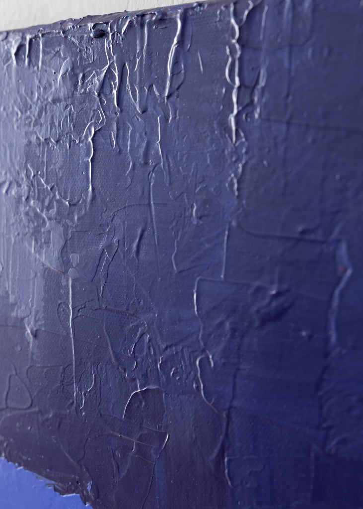 Dorothe Dejonckheere Intruder Painting Original Artwork Handmade Wall Art Blue Art Affordable Art Collecting Collectable Canvas