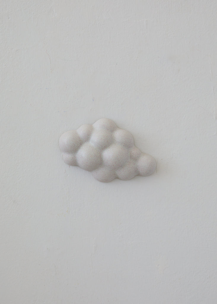 Elsa Binder Cloud Green Small Figurative Art Unique Wall Sculpture Contemporary Artwork