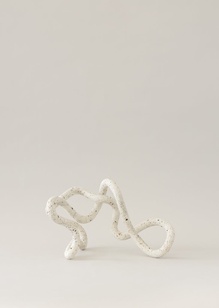Emeli Höcks Turn Around Sculpture Handmade Art Piece Original Artwork Collectable Art Minimalistic White Sculptural Contemporary