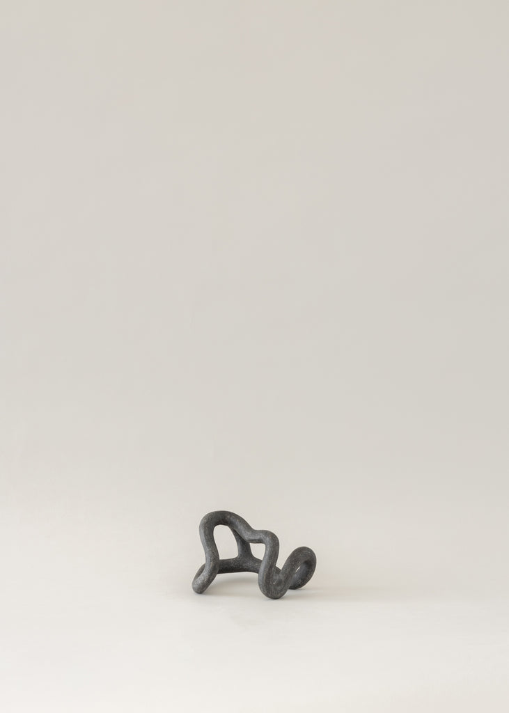 Emeli Höcks Black Bird Sculpture Handmade Upcycled Artwork Contemporary Minimalistic Interior Recycled