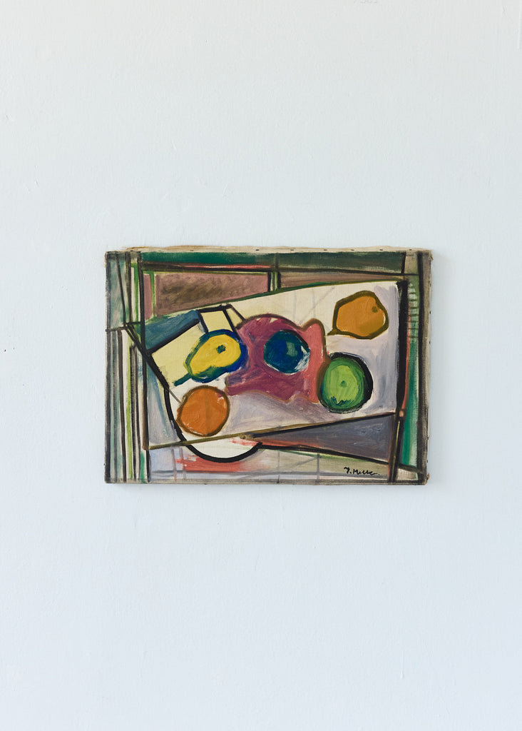 Gustav Broström Fruit #2 Painting Abstract Art Colourful Painting Thoughtfully Curated Hand-picked Art Preloved Artwork 