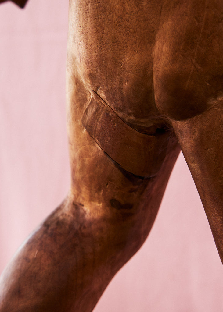 Gustav Broström Wooden Lady Handmade Sculpture Wooden Artwork Vintage Art Curated Artwork Preloved Art Original Sculpture Figurative Art