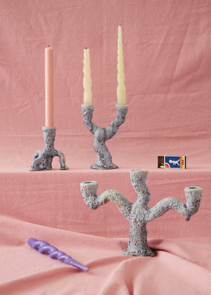 Hanna Hjalmarsson Artwork Handmade Sculpture Ceramic Candleholder Craft Affordable Art Contemporary Artwork Home Decor Emerging Art Playful