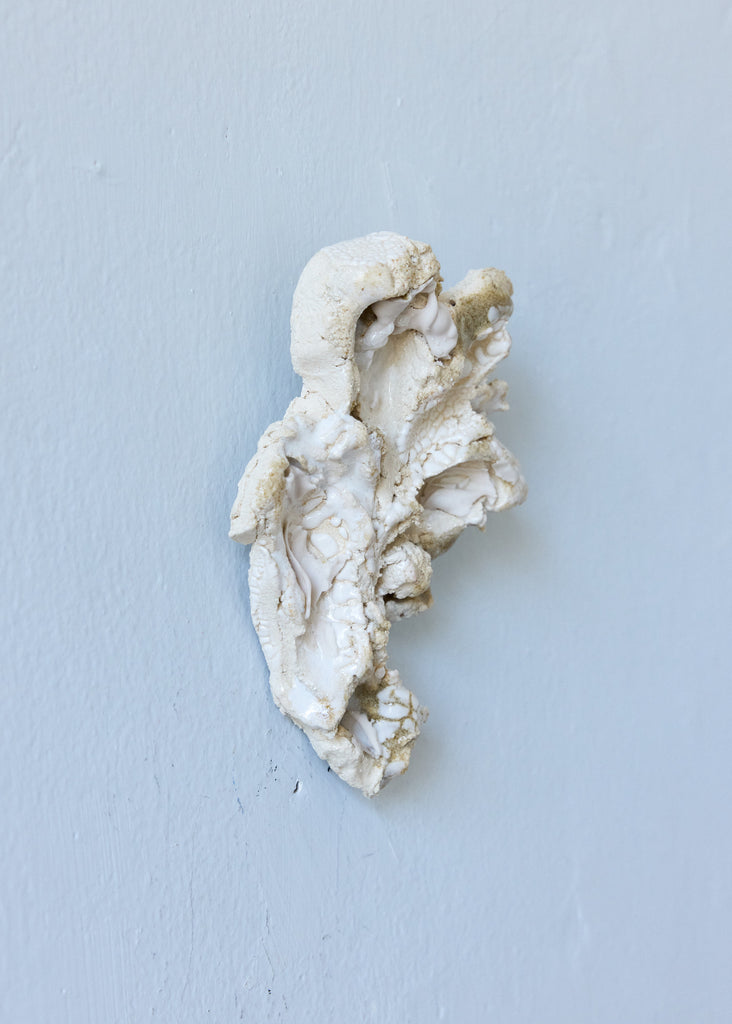 Hedvig Wissting Fragment Wall Sculpture Minimalistic Art Unique Wall Art Contemporary Artwork Handmade White Sculpture