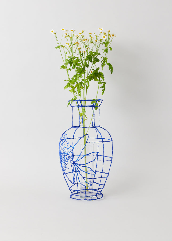 Iris Megens Between The Lines Sculptural Vase Original Artwork Contemporary Art Eclectic Home Decor Affordable Interior Item