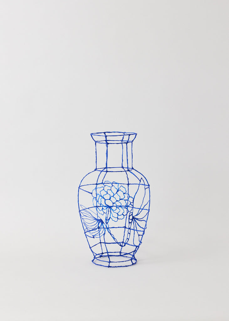 Iris Megens Between The Lines Sculptural Vase Original Artwork Contemporary Art Eclectic Home Decor Affordable Interior Item