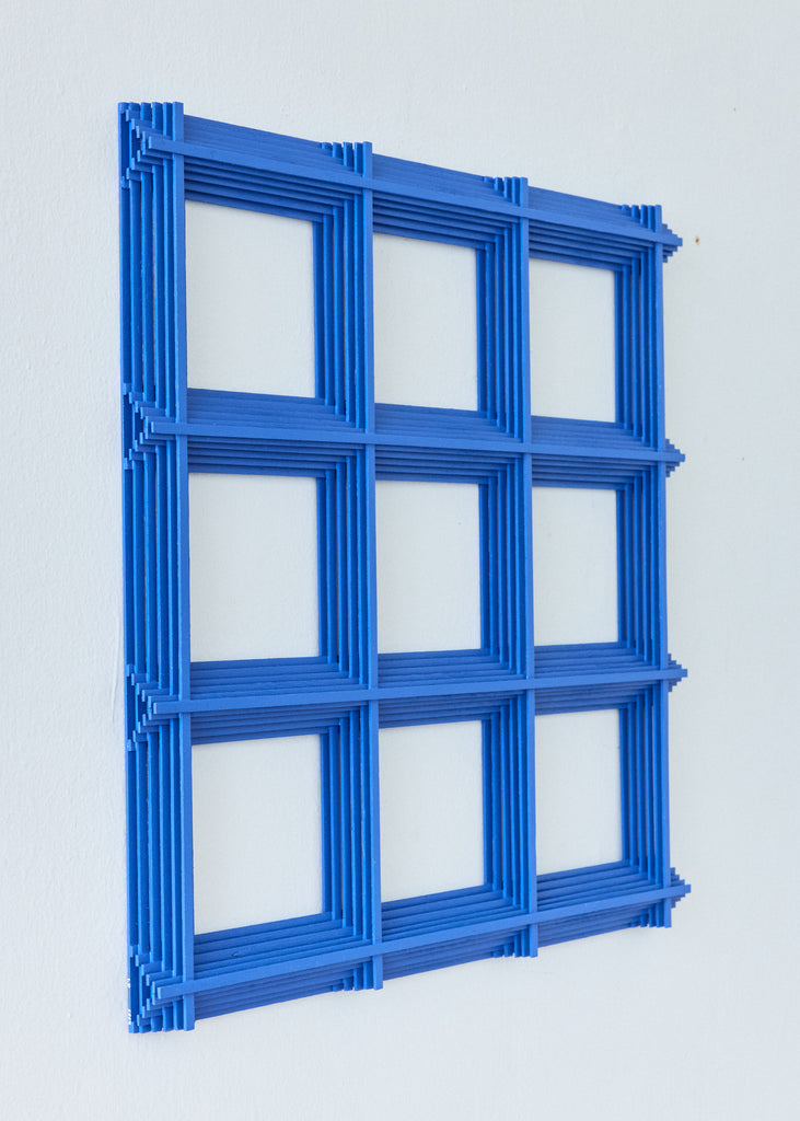 Isa Draiby Wood wall sculpture contemporary artwork side