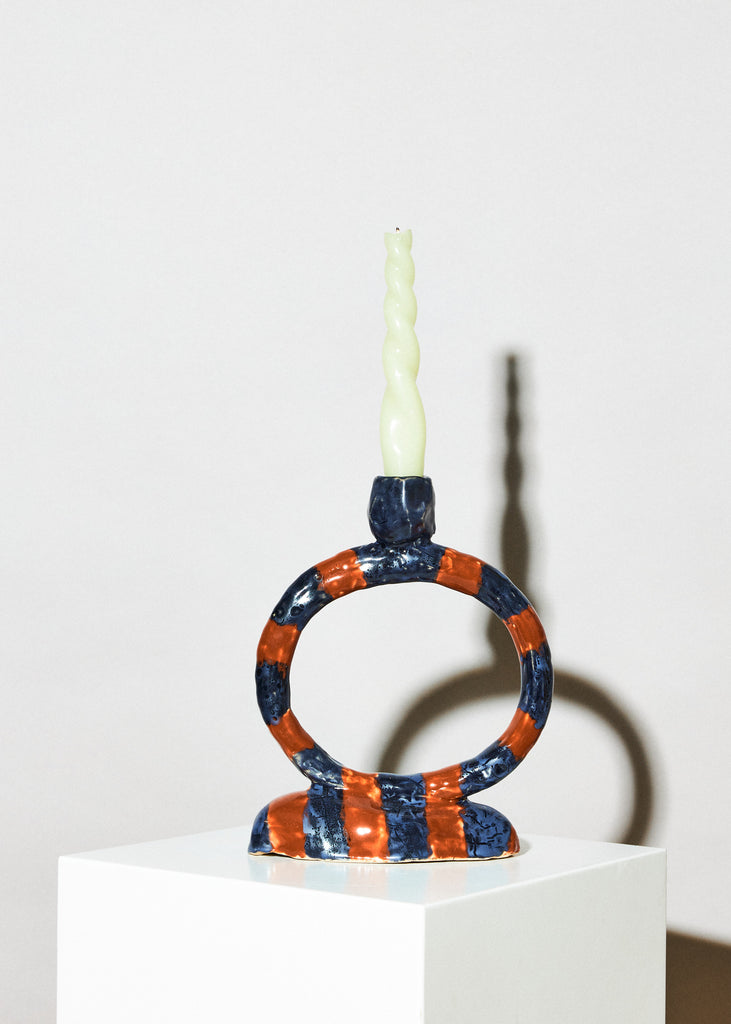 Janice Jill Handmade Candleholder Sculpture Playful Organic Shapes Modern Art Artist Emerging Art Affordable Art