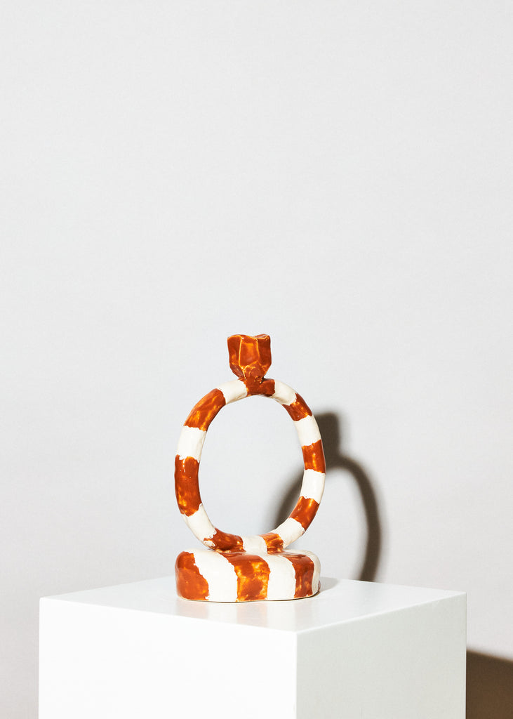 Janice Jill Handmade Candleholder Sculpture Unique Craft Organic Shapes Affordable Art Home Decor Contemporary Art