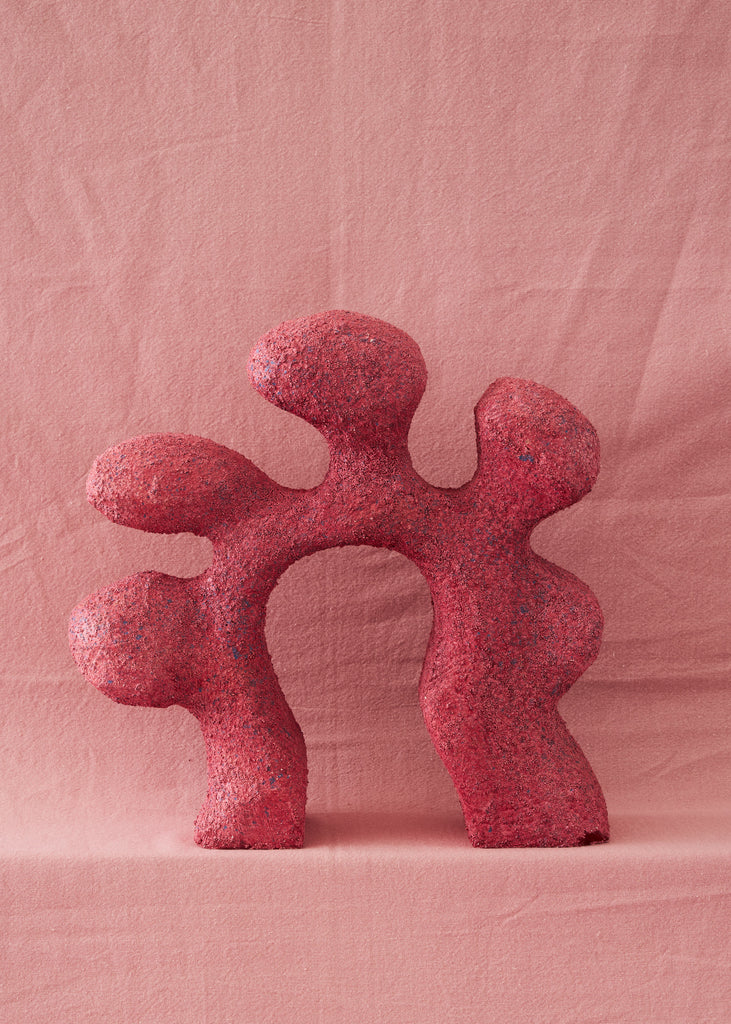 Jonatan Appelfeldt Sculpture Colorful Pink Handmade Artwork Mixed Media Playfulness Gallery Contemporary Art Back