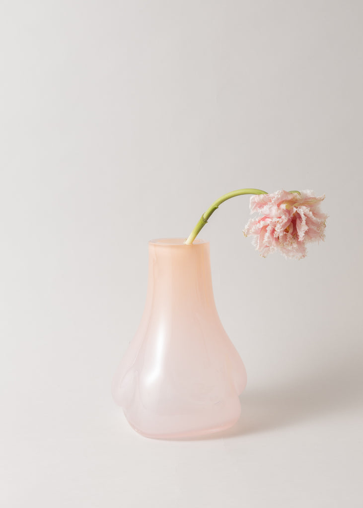 Katharina Ruhm Ode To Canaries Pink Vase Artwork Vessel
