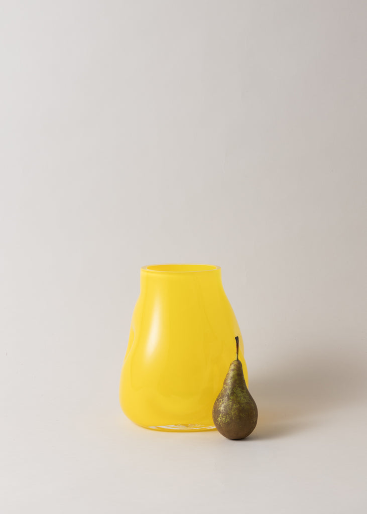 Katharina Ruhm Ode To Canaries Vase Yellow Vase Unique  Handcrafted