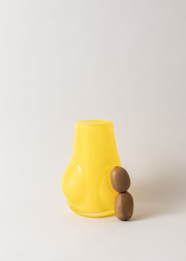 Katharina Ruhm Ode To Canaries Vase Yellow Vessel Artwork